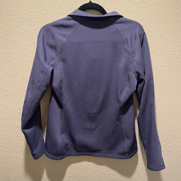 The North Face Women size M Purple Fleece Lined Pullover Jacket - EUC - Picture 5 of 5